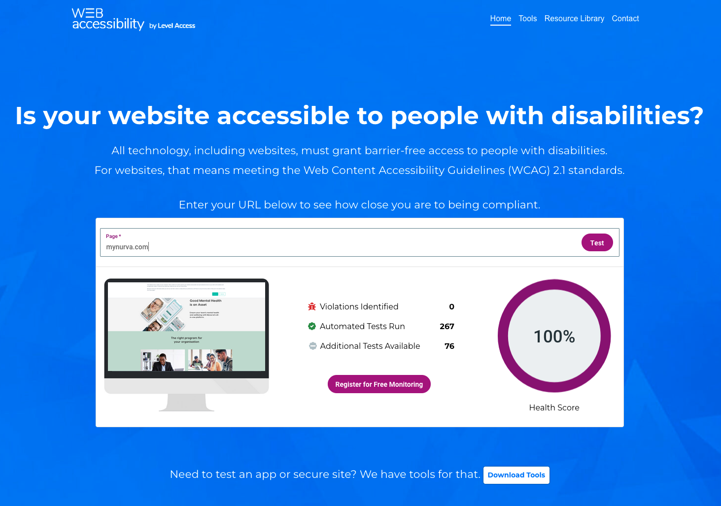 accessability test